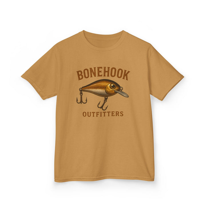 Boys’ Crankbait Fishing Tee – Bonehook Outfitters Youth Lure Shirt