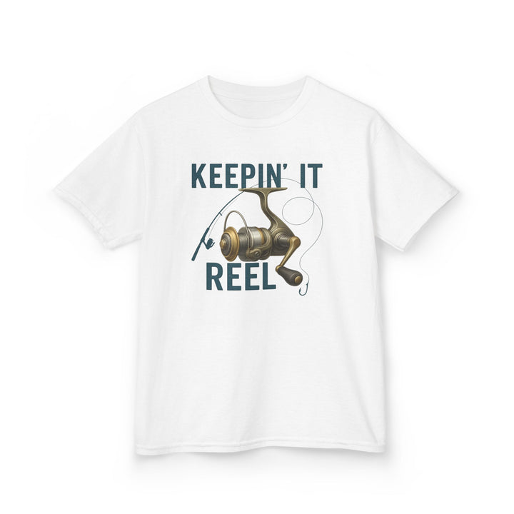 Keepin’ It Reel Youth Fishing Tee – Bonehook Outfitters