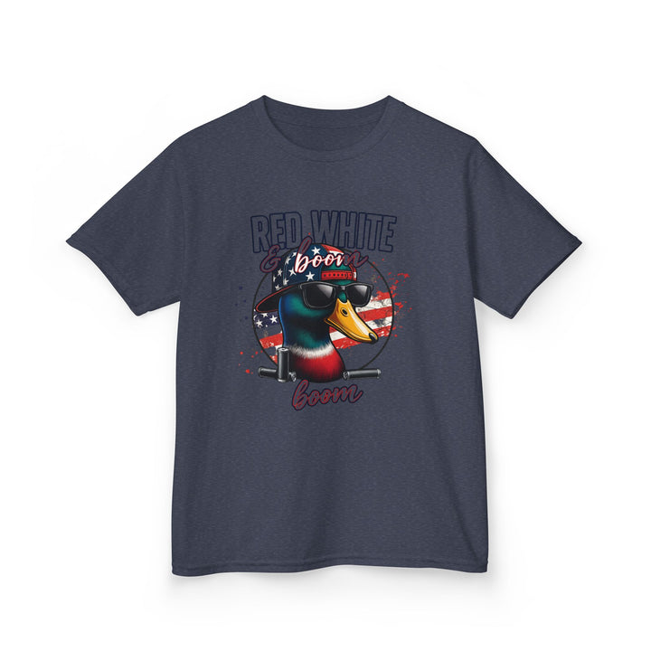 Red, White & Boom Duck Youth Tee – Patriotic Southern Style