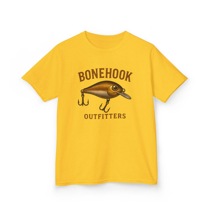 Boys’ Crankbait Fishing Tee – Bonehook Outfitters Youth Lure Shirt