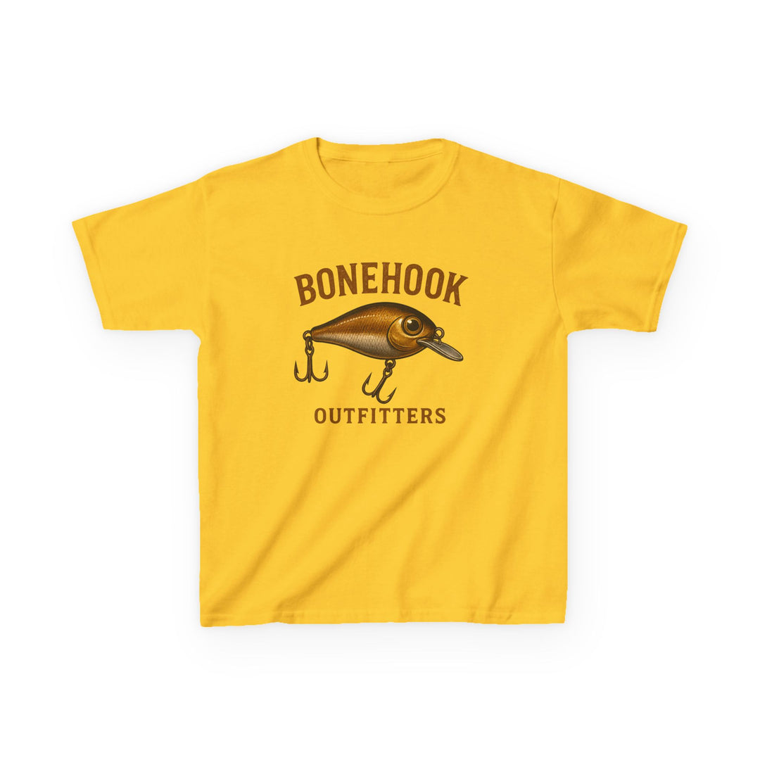 Boys’ Crankbait Fishing Tee – Bonehook Outfitters Youth Lure Shirt