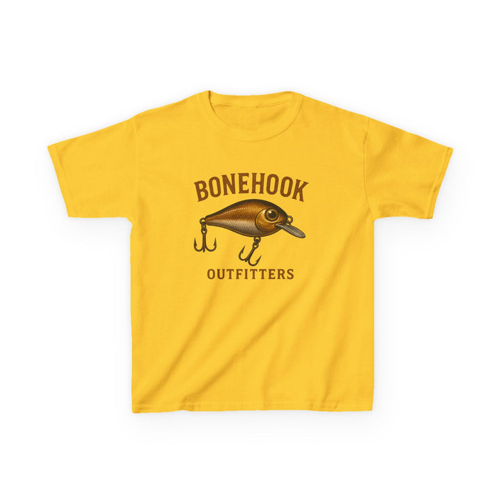 Boys’ Crankbait Fishing Tee – Bonehook Outfitters Youth Lure Shirt