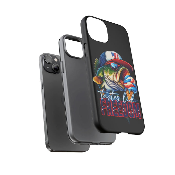 Tastes Like Freedom Bass iPhone Case – Patriotic Funny Ice Cream Design