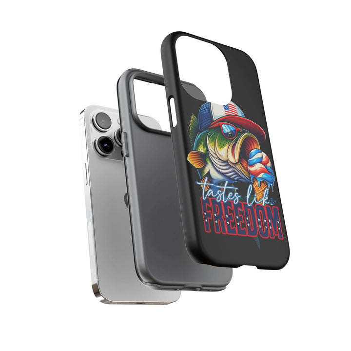 Tastes Like Freedom Bass iPhone Case – Patriotic Funny Ice Cream Design