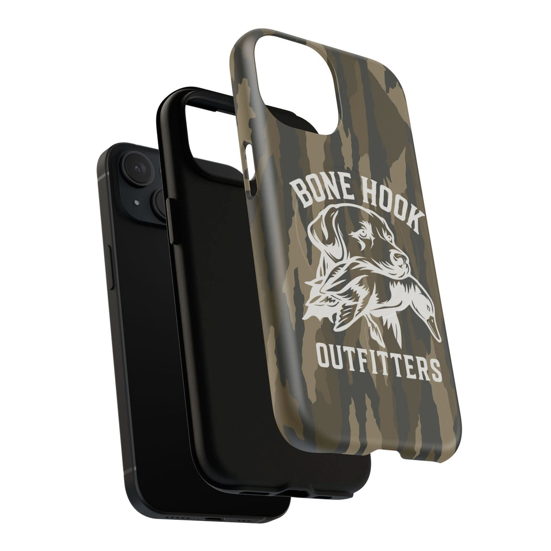 Bone Hook Outfitters Camo Phone Case – Dog & Duck Edition