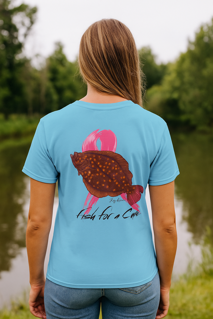 Fish for a Cure – Flounder Edition Short Sleeve Tee