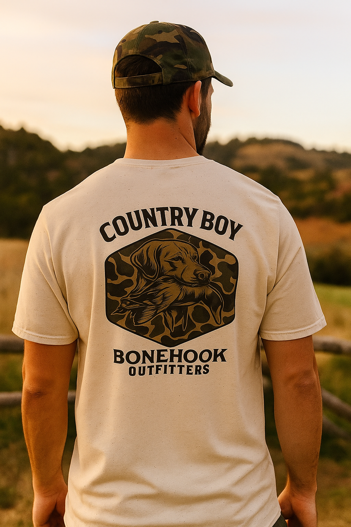 Country Boy Camo Dog Tee – Bonehook Outfitters
